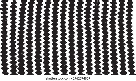 Rough, irregular texture composed of monochrome geometric elements. Overlay distressed grunge background. Abstract vector illustration. Isolated on white background. EPS10