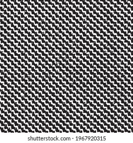 Rough, irregular texture composed of monochrome geometric elements. Overlay distressed grunge background. Abstract vector illustration. Isolated on white background. EPS10