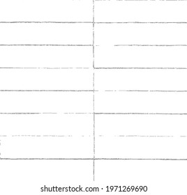 Rough, irregular texture composed of monochrome geometric elements. Overlay distressed grunge background. Abstract vector illustration. Isolated on white background. EPS10