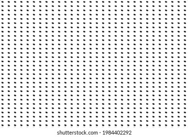 Rough, irregular texture composed of monochrome geometric elements. Overlay distressed grunge background. Abstract vector illustration. Isolated on white background. EPS10