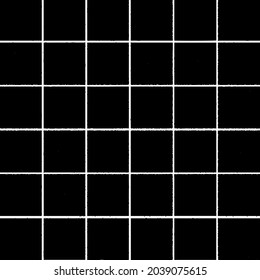 Rough, irregular texture composed of monochrome geometric elements. Overlay distressed grunge background. Abstract vector illustration. Isolated on white background. EPS10