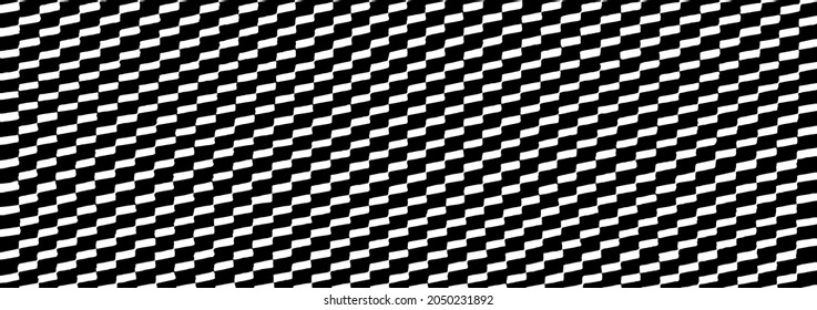 Rough, irregular texture composed of monochrome geometric elements. Overlay distressed grunge background. Abstract vector illustration. Isolated on white background. EPS10