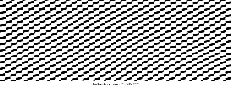 Rough, irregular texture composed of monochrome geometric elements. Overlay distressed grunge background. Abstract vector illustration. Isolated on white background. EPS10