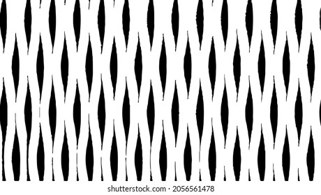 Rough, irregular texture composed of monochrome geometric elements. Overlay distressed grunge background. Abstract vector illustration. Isolated on white background. EPS10