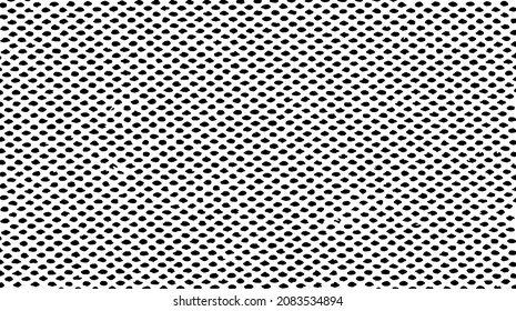 Rough, irregular texture composed of monochrome geometric elements. Overlay distressed grunge background. Abstract vector illustration. Isolated on white background. EPS10