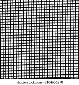 Rough, irregular texture composed of monochrome geometric elements. Overlay distressed grunge background. Abstract vector illustration. Isolated on white background. EPS10