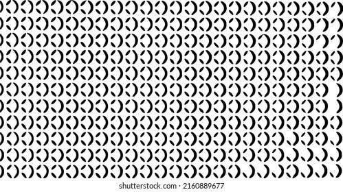Rough, irregular texture composed of monochrome geometric elements. Overlay distressed grunge background. Abstract vector illustration. Isolated on white background. EPS10