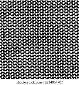 Rough, irregular texture composed of monochrome geometric elements. Overlay distressed grunge background. Abstract vector illustration. Isolated on white background. EPS10