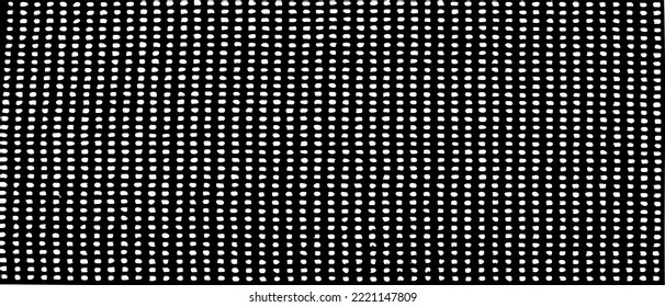 Rough, irregular texture composed of monochrome geometric elements. Overlay distressed grunge background. Abstract vector illustration. Isolated on white background. EPS10