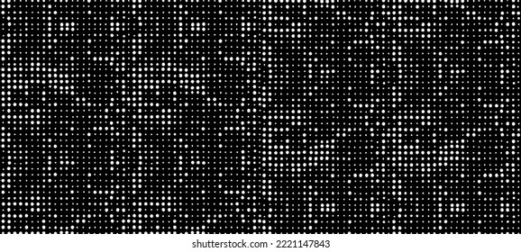 Textura rígida e irregular compuesta de elementos geométricos monocromos. Superponer el fondo gris angustiado. Ilustración del vector abstracto. Aislado sobre fondo blanco. EPS10