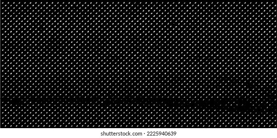 Textura rígida e irregular compuesta de elementos geométricos monocromos. Superponer el fondo gris angustiado. Ilustración del vector abstracto. Aislado sobre fondo blanco. EPS10