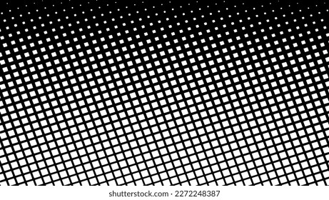 Rough, irregular texture composed of monochrome geometric elements. Overlay distressed grunge background. Abstract vector illustration. Isolated on white background. EPS10