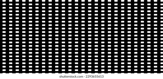 Rough, irregular texture composed of monochrome geometric elements. Overlay distressed grunge background. Abstract vector illustration. Isolated on white background. EPS10