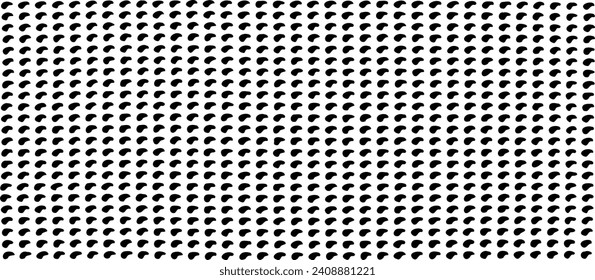 Rough, irregular texture composed of monochrome geometric elements. Overlay distressed grunge background. Abstract vector illustration. Isolated on white background. EPS10