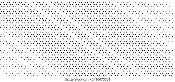 Rough, irregular texture composed of monochrome geometric elements. Overlay distressed grunge background. Abstract vector illustration. Isolated on white background. EPS10