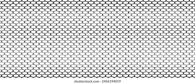 Rough, irregular texture composed of monochrome geometric elements. Overlay distressed grunge background. Abstract vector illustration. Isolated on white background. EPS10
