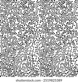 Textura rugosa e irregular compuesta por Elementos geométricos monocromáticos. Superponer fondo grunge afligido. Ilustración vectorial Abstractas. Aislado sobre fondo blanco. EPS10