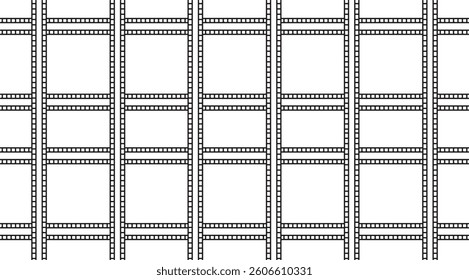Rough, irregular texture composed of monochrome geometric elements. Overlay distressed grunge background. Abstract vector illustration. Isolated on white background. EPS10