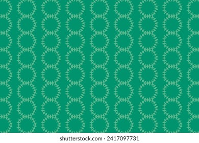 Rough jagged motif circle pattern vector illustration.