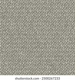 Rough knitted fabric of low quality. The texture of a rug or blanket from the country. Gray crocheted background. Abstract vector seamless.