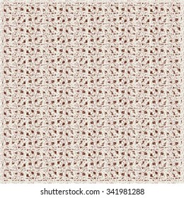 Rough knitted texture. Grey spotted background. Abstract vector.