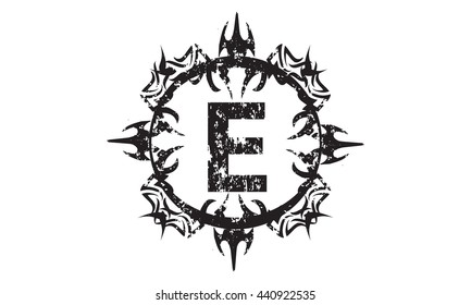 Rough Letter E