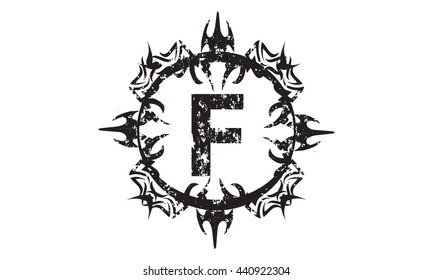 Rough Letter F