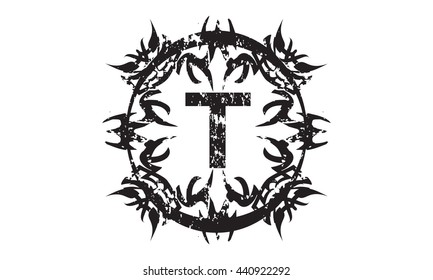 Rough Letter T