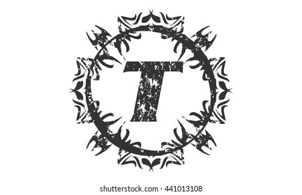 Rough Letter T