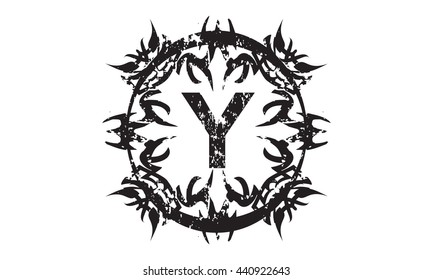 Rough Letter Y