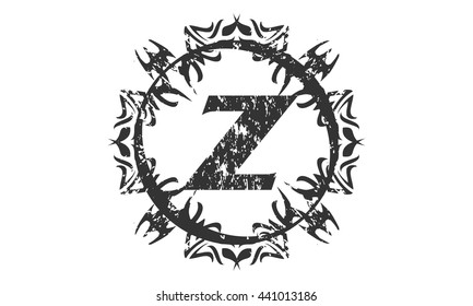 Rough Letter Z