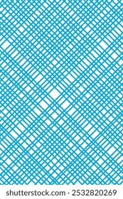 rough line abstract background illustration blue color. no people. yarn woven.vector illustration.