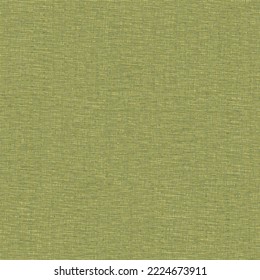 Rough linen texture. Old greenish gray fabric. Scrim background. Abstract vector.