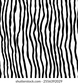 rough lines pattern. irregular lines background. abstract seamless pattern. hand drawn wood texture.