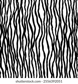 rough lines pattern. irregular lines background. abstract seamless pattern. hand drawn wood texture.