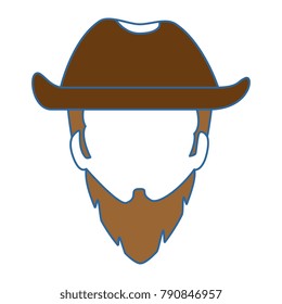 rough motorcyclist with hat avatar character