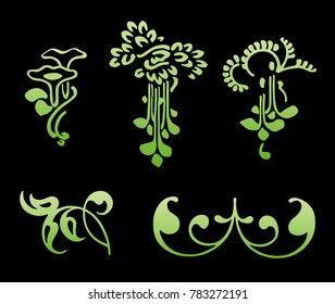 Rough nature design elements
