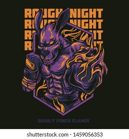 Rough Night Fighter Series Illustration