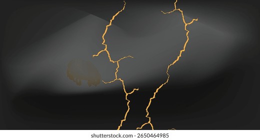 Raue Rauschtextur auf abstraktem schwarzem Hintergrund, monochromer Hintergrund, Folge 10.