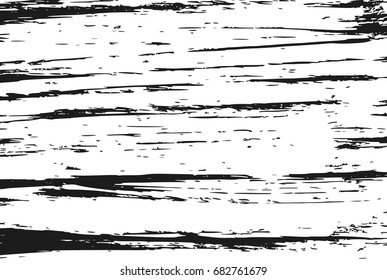 Rough old overlay swatch or grunge pattern isolated on white background. Vector distress scratch dirty effect or brush paint texture for your design.