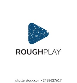 Rough Play Logo Einfache Vorlagen