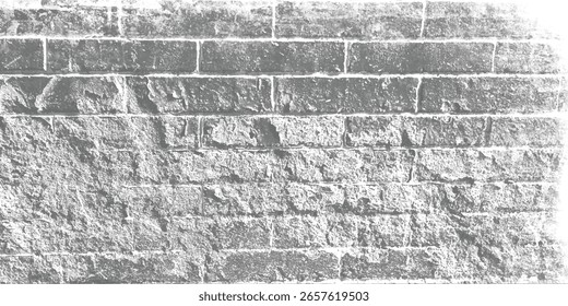 Textura retro rugosa de la pared que muestra el patrón de ladrillo viejo para proyectos de diseño industrial vintage

