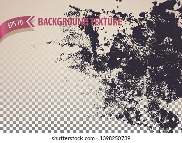 Rough rusty overlay texture with distressed effect. Urban backdrop for site, web design, banner, poster. Vector background.