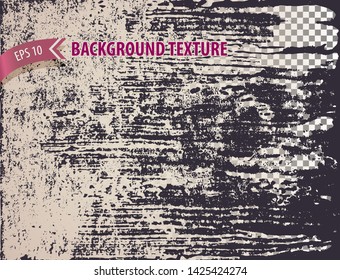 Rough rusty overlay texture with distressed effect. Urban backdrop for site, web design, banner, poster. Vector background.
