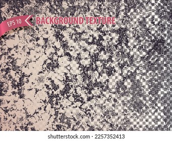 Rough rusty overlay texture with distressed effect. Grunge backdrop for site, web design, banner, poster. Vector background.