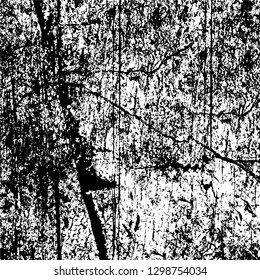 Rough, scratch, splatter grunge pattern design. Dry brush strokes. Overlay texture. Faded black - white dyed paper texture. Sketch design. Use for poster, cover, banner, mock-up, stickers layout.