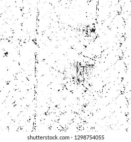 Rough, scratch, splatter grunge pattern design. Dry brush strokes. Overlay texture. Faded black - white dyed paper texture. Sketch design. Use for poster, cover, banner, mock-up, stickers layout.
