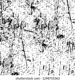 Rough, scratch, splatter grunge pattern design. Dry brush strokes. Overlay texture. Faded black - white dyed paper texture. Sketch design. Use for poster, cover, banner, mock-up, stickers layout.