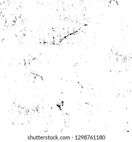Rough, scratch, splatter grunge pattern design. Dry brush strokes. Overlay texture. Faded black - white dyed paper texture. Sketch design. Use for poster, cover, banner, mock-up, stickers layout.