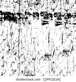 Rough, scratch, splatter grunge pattern design. Dry brush strokes. Overlay texture. Faded black - white dyed paper texture. Sketch design. Use for poster, cover, banner, mock-up, stickers layout.